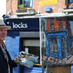 Gerard_Byrne_The_Door_to_the_Unknown_Locks_Restaurant_Portobello_modern_irish_impressionism_art_gallery_Dublin_plein_air_painting