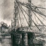 Gerard-Byrne-Misty-Morning-Albert-Bridge-London-charcoalogy-exhibition-art-gallery-dublin-ireland
