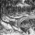 Gerard-Byrne-Walk-Along-the-Swan-Lake-Singapore_Botanic-Gardens-charcoalogy-exhibition-art-gallery-dublin-ireland