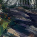 Gerard_Byrne_The_Secret_Garden_modern_irish_impressionism_painting_detail