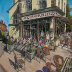 Gerard_Byrne_Sunkissed_The_Corner_Note_Cafe_Dalkey_modern_irish_impressionism_fine_art_gallery_dublin_Ireland