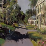 Gerard_Byrne_Easy_Living_contemporary_impressionism_painting_detail_fine_art_gallery_Dublin_Ireland