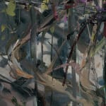 Gerard_Byrne_Portobello_Pink_Door_in_Spring_modern_irish_impressionism_fine_art_gallery_Dublin_Ireland_painting_detail