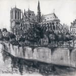 Gerard-Byrne-Before-the-Fire-Cathedrale-Notre-Dame-de-Paris-charcoalogy-exhibition-art-gallery-dublin-ireland