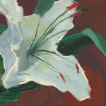 Gerard-Byrne-Waiting-white-lilies-art-gallery-Dublin-Ireland-painting-detail