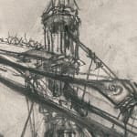 Gerard-Byrne-Misty-Morning-Albert-Bridge-London-charcoalogy-exhibition-art-gallery-dublin-ireland-drawing-detail