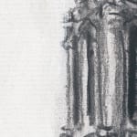 Gerard-Byrne-Before-the-Fire-Cathedrale-Notre-Dame-de-Paris-charcoalogy-exhibition-art-gallery-dublin-ireland-drawing-detail