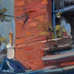 Gerard_Byrne_The_Door_to_the_Unknown_Locks_Restaurant_Portobello_modern_irish_impressionism_art_gallery_Dublin_painting_detail