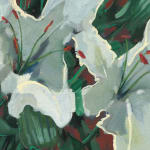 Gerard-Byrne-Waiting-white-lilies-art-gallery-Dublin-Ireland-painting-detail