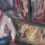 Gerard_Byrne_Summer_Reflections_Doheny_and_Nesbitt_fine_art_gallery_Dublin_painting_detail
