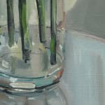 Gerard-Byrne-Let-the-Light-In-II-pink-lilies-contemporary-art-gallery-Dublin-Ireland-painting-detail