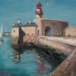 Gerard_Byrne_East_Pier_Lighthouse_Dun_Laoghaire_contemporary_impressionism_fine_art_gallery_Dublin_Ireland
