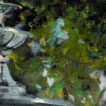 Gerard_Byrne_Peoples_Park_Dun_Laoghaire_modern_irish_impressionism_painting_detail