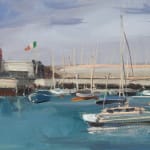 Gerard_Byrne_The_Band_Stand_Dun_Laoghaire_modern_irish_impressionism_fine_art_gallery_dublin_Ireland_painting_detail