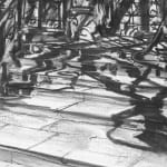 Gerard_Byrne_Falling_Shadows_The_Mansion_House_modern_irish_impressionism_charcoal_sketch_detail