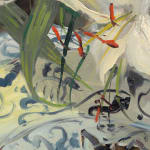 Gerard_Byrne_Lobster_and_White_Lilies_contemporary_figurative_artist_fine_art_gallery_Dublin_Ireland_painting_detail