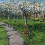 Gerard_Byrne_White_Cherry_Blossom_Herbert_Park_modern_impressionism_art_gallery_Dublin