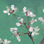 Gerard-Byrne-Winter-Cherry-Blossom-II-irish-modern-impressionism-art-gallery-Dublin-Ireland-painting-detail