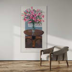 Gerard-Byrne-Timeless-Pink-lilies-contemporary-art-gallery-Dublin-Ireland-interior-design