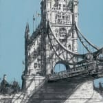 Gerard-Byrne-Tower-Bridge-I-London-charcoalogy-exhibition-art-gallery-dublin-ireland