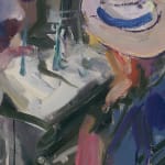 Gerard_Byrne_Bloomsday_in_Glasthule_2022_irish_modern_impressionism_painting_detail