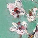 Gerard-Byrne-Winter-Cherry-Blossom-I-irish-modern-impressionism-art-gallery-Dublin-Ireland-painting-detail