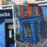Gerard_Byrne_The_Door_to_the_Unknown_Locks_Restaurant_Portobello_modern_irish_impressionism_art_gallery_Dublin_plein_air_painting
