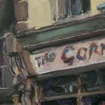 Gerard_Byrne_Sunkissed_The_Corner_Note_Cafe_Dalkey_modern_irish_impressionism_painting_detail_fine_art_gallery_Dublin_Ireland