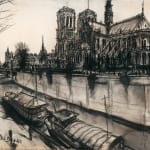 Gerard-Byrne-Notre-Dame-On-the-Seine-Paris-charcoalogy-exhibition-art-gallery-dublin-ireland