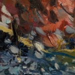 Gerard_Byrne_James_Joyce_Tower_I_modern_irish_impressionism_fine_art_gallery_Dublin_Ireland_painting_detail