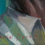 Gerard_Byrne_Precious_Memories_contemporary_figurative_art_painting_detail