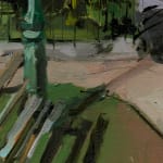 Gerard_Byrne_Late_Evening_Ashfield_Road_fine_art_print_contemporary_impressionism_painting_detail