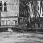 Gerard_Byrne_Dog_Walkers_on_Dartmouth_Square_contemporary_impressionism_charcoal_sketch_detail