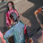 Gerard-Byrne-Joyful-Day-on-Dawson-Street-Dublin-irish-modern-impressionism-art-gallery-Dublin-painting-detail