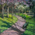 Gerard-Byrne-Spring-Shadows-Herbert-Park-modern-irish-impressionism-art-gallery-Dublin-Ireland