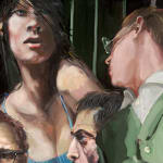 Gerard_Byrne_The_Fall_contemporary_figurative_art_painting_detail_5