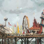 Gerard-Byrne-The-Palace-Pier-Brighton-and-Hove-irish-modern-impressionism-art-gallery-Dublin-Ireland-painting-detail