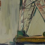 Gerard_Byrne_Lever_Crane_Dublin_Docks_contemporary_irish_art_painting_detail