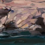 Gerard-Byrne-Here-Comes-the-Sun-Seapoint-Martello-Tower-irish-modern-impressionism-art-gallery-Dublin-painting-detail