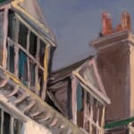 Gerard-Byrne_Sunset-at-Clifton-Terrace-Brighton-art-gallery-Dublin-Ireland-painting-detail