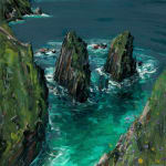 Gerard-Byrne-Turquoise-Infinity-To-The-Sea-Exhibition-Greenlane-Gallery-Dingle-Kerry-contemporary-irish-impressionism-fine-art-gallery-Dublin-Ireland