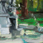 Gerard_Byrne_Peoples_Park_Dun_Laoghaire_modern_irish_impressionism_painting_detail
