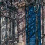 Gerard_Byrne_Spring_Shadows_Mansion_House_Dublin_modern_irish_impressionism_painting_detail