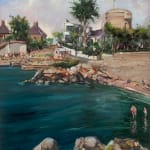 Gerard_Byrne_Sandycove_Summer_Vibes_contemporary_impressionism_plein_air_fine_art_gallery_Dublin