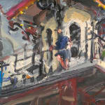 Gerard-Byrne-Licence-to-Thrill-Brighton-Spirit-of-Place-exhibition-art-gallery-Dublin-painting-detail