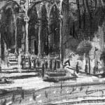 Gerard-Byrne-Walk-Along-the-Swan-Lake-Singapore_Botanic-Gardens-charcoalogy-exhibition-art-gallery-dublin-ireland-drawing-detail