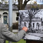 Gerard_Byrne_irish_artist_painting_plein_air_From_a_Different_Angle_Dublin