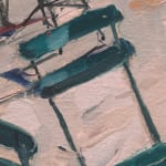 Gerard_Byrne_Park_Chairs_New_York_III_modern_irish_impressionism_fine_art_gallery_Dublin_Ireland_painting_detail
