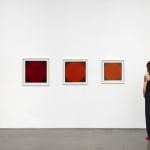 Channa Horwitz, Invitation, framed, for Orlando Gallery solo show, 1969