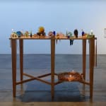 Kelly Akashi, Wall Candle (North), 2016